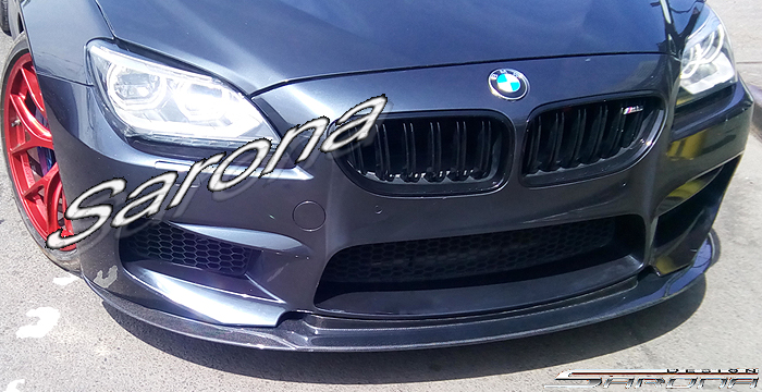 Custom BMW 6 Series  Coupe, Convertible & Sedan Front Add-on Lip (2012 - 2019) - $390.00 (Part #BM-074-FA)